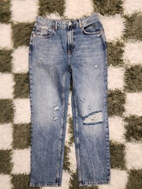 We The Free Hi Rise Straight Leg Jean